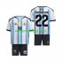 Koszulka Reprezentacja Argentyny Franco Mastantuono 22 Dziecięca Stroje Domowe World Cup 2026 Krótkie Rękawy