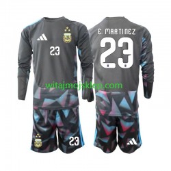 Koszulka Reprezentacja Argentyny Emiliano Martinez 23 Bramkarskie Dziecięca Stroje Domowe World Cup 2026 Długie Rękawy
