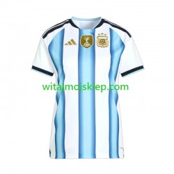 Koszulka Reprezentacja Argentyny Damska Stroje Domowe World Cup 2026 Krótkie Rękawy