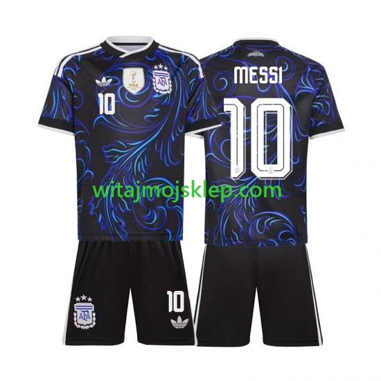Koszulka Reprezentacja Argentyny Lionel Messi 10 Dziecięca Stroje Wyjazdowe World Cup 2026 Krótkie Rękawy