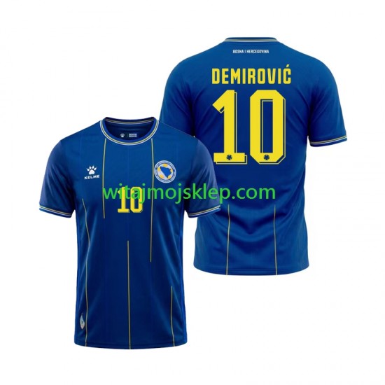 Koszulka Bośnia i Hercegowina Ermedin Demirovic 10 Męska Stroje Domowe World Cup 2026 Krótkie Rękawy