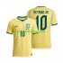Koszulka Reprezentacja Brazylii Neymar JR 10 Męska Stroje Domowe World Cup 2026 Krótkie Rękawy
