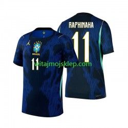 Koszulka Reprezentacja Brazylii Raphinha 11 Męska Stroje Wyjazdowe World Cup 2026 Krótkie Rękawy