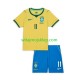 Koszulka Reprezentacja Brazylii Raphinha 11 Dziecięca Stroje Domowe World Cup 2026 Krótkie Rękawy