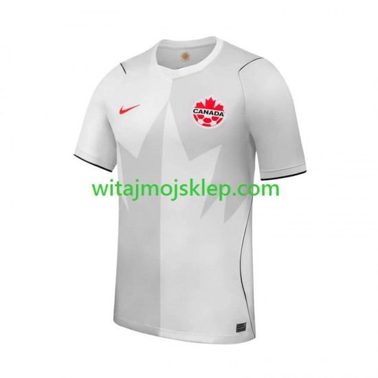 Koszulka Reprezentacja Kanady Męska Stroje Wyjazdowe World Cup 2026 Krótkie Rękawy