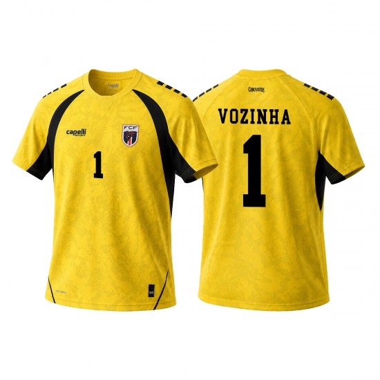Koszulka Cape Verde Vozinha 1 Męska Stroje Wyjazdowe World Cup 2026 Krótkie Rękawy