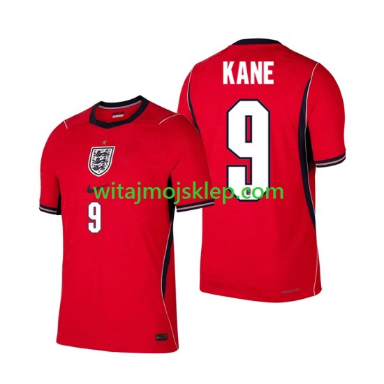 Koszulka Reprezentacja Anglii Harry Kane 9 Męska Stroje Wyjazdowe World Cup 2026 Krótkie Rękawy