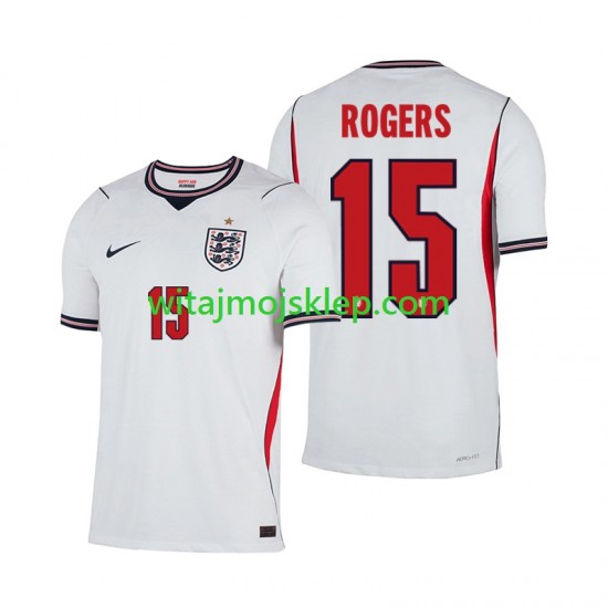 Koszulka Reprezentacja Anglii Morgan Rogers 15 Męska Stroje Domowe World Cup 2026 Krótkie Rękawy