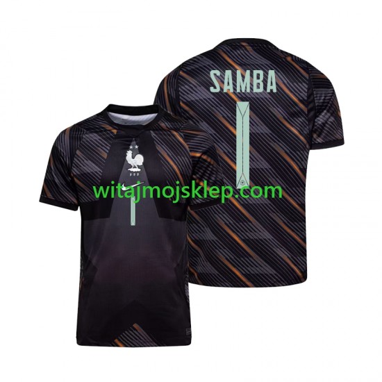 Koszulka Reprezentacja Francji Brice Samba 1 Bramkarskie Męska Stroje Domowe World Cup 2026 Krótkie Rękawy