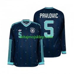 Koszulka Reprezentacja Niemiec Aleksandar Pavlovic 5 Męska Stroje Wyjazdowe World Cup 2026 Długie Rękawy