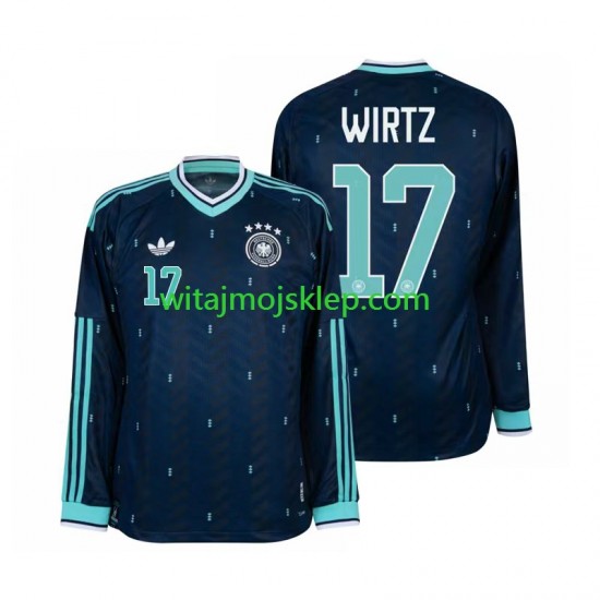 Koszulka Reprezentacja Niemiec Florian Wirtz 17 Męska Stroje Wyjazdowe World Cup 2026 Długie Rękawy
