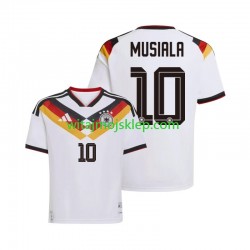 Koszulka Reprezentacja Niemiec Jamal Musiala 10 Męska Stroje Domowe World Cup 2026 Krótkie Rękawy