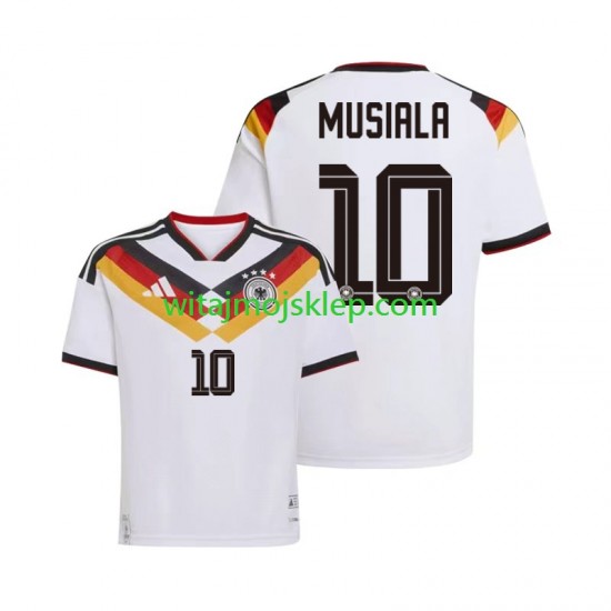 Koszulka Reprezentacja Niemiec Jamal Musiala 10 Męska Stroje Domowe World Cup 2026 Krótkie Rękawy