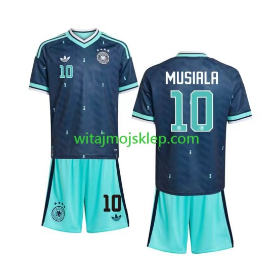 Koszulka Reprezentacja Niemiec Jamal Musiala 10 Dziecięca Stroje Wyjazdowe World Cup 2026 Krótkie Rękawy