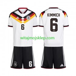 Koszulka Reprezentacja Niemiec Joshua Kimmich 6 Dziecięca Stroje Domowe World Cup 2026 Krótkie Rękawy