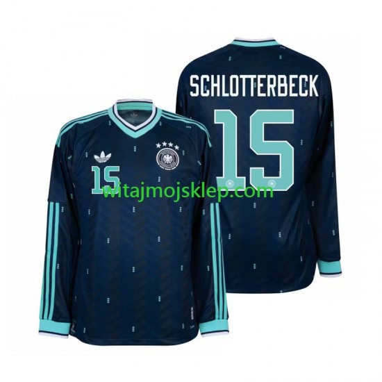 Koszulka Reprezentacja Niemiec Nico Schlotterbeck 15 Męska Stroje Wyjazdowe World Cup 2026 Długie Rękawy