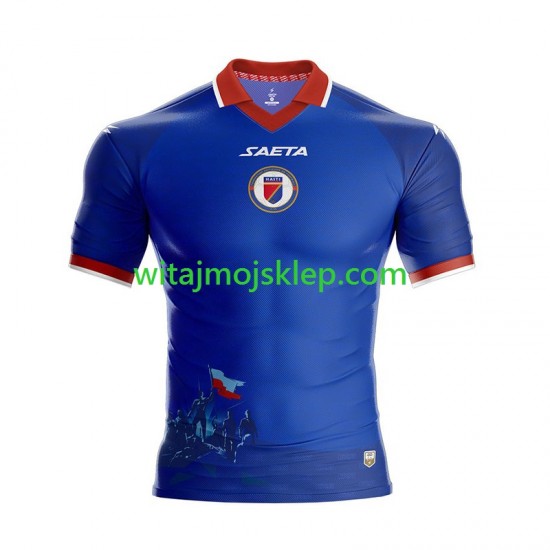 Koszulka Haiti Męska Stroje Domowe World Cup 2026 Krótkie Rękawy