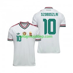 Koszulka Reprezentacja Węgier Dominik Szoboszlai 10 Męska Stroje Wyjazdowe World Cup 2026 Krótkie Rękawy