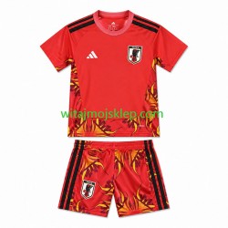 Koszulka Reprezentacja Japonii Bramkarskie Dziecięca Stroje Domowe World Cup 2026 Krótkie Rękawy