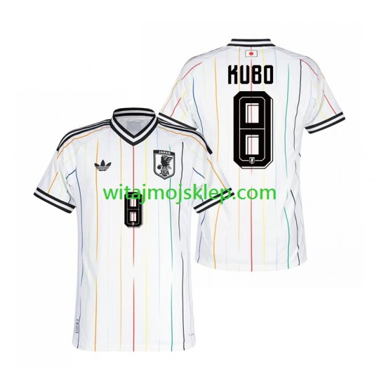 Koszulka Reprezentacja Japonii Kubo 8 Męska Stroje Wyjazdowe World Cup 2026 Krótkie Rękawy