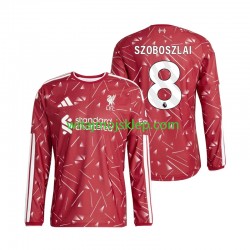 Koszulka Liverpool Dominik Szoboszlai 8 Męska Stroje Domowe 2026-2027 Długie Rękawy Koszulka Liverpool Dominik Szoboszlai 8 Męska Stroje Domowe 2026-2027 Długie Rękawy