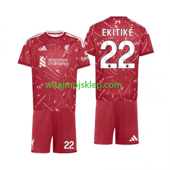 Koszulka Liverpool Hugo Ekitike 22 Dziecięca Stroje Domowe 2026-2027 Krótkie Rękawy