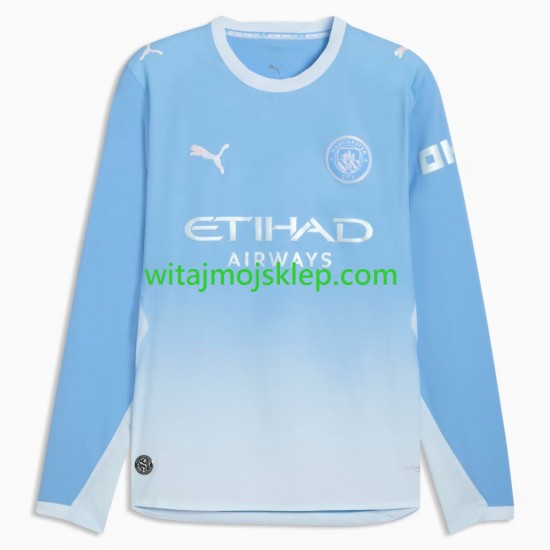 Koszulka Manchester City Męska Stroje Domowe 2026-2027 Długie Rękawy