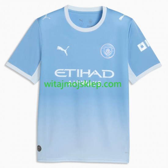 Koszulka Manchester City Męska Stroje Domowe 2026-2027 Krótkie Rękawy