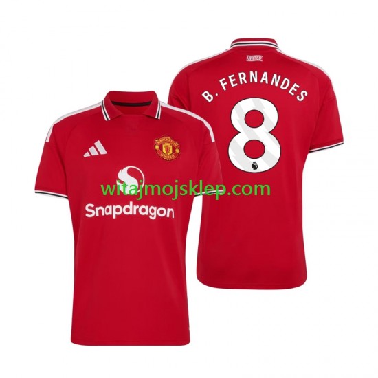 Koszulka Manchester United Bruno Fernandes 8 Męska Stroje Domowe 2026-2027 Krótkie Rękawy