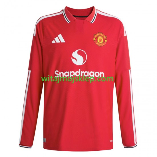 Koszulka Manchester United Męska Stroje Domowe 2026-2027 Długie Rękawy