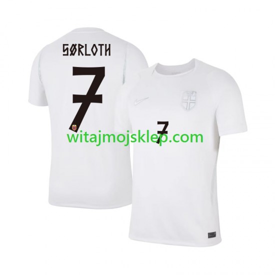 Koszulka Reprezentacja Norwegii Alexander Sorloth 7 Męska Trzeci Strój World Cup 2026 Krótkie Rękawy