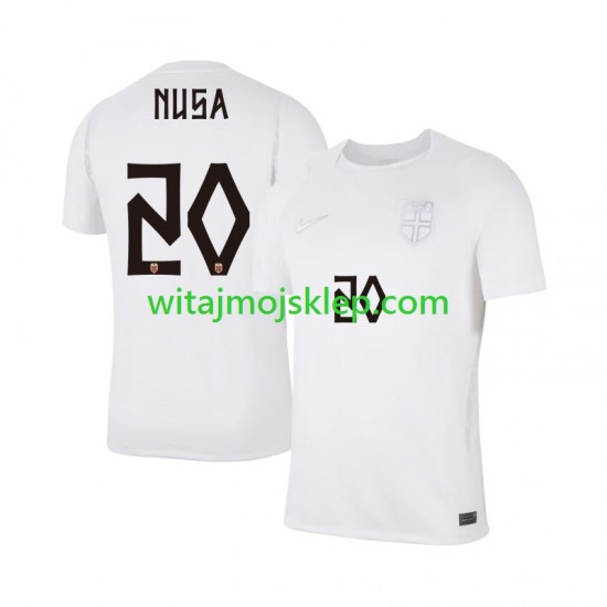 Koszulka Reprezentacja Norwegii Antonio NUSA 20 Męska Trzeci Strój World Cup 2026 Krótkie Rękawy