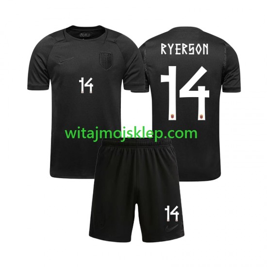 Koszulka Reprezentacja Norwegii Julian Ryerson 14 Dziecięca Stroje Wyjazdowe World Cup 2026 Krótkie Rękawy