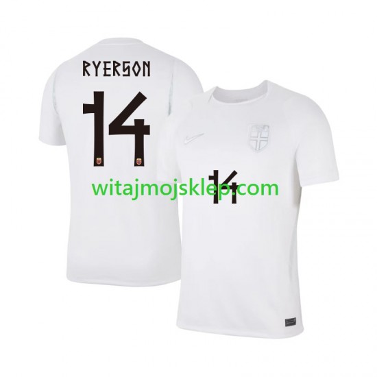 Koszulka Reprezentacja Norwegii Julian Ryerson 14 Męska Trzeci Strój World Cup 2026 Krótkie Rękawy