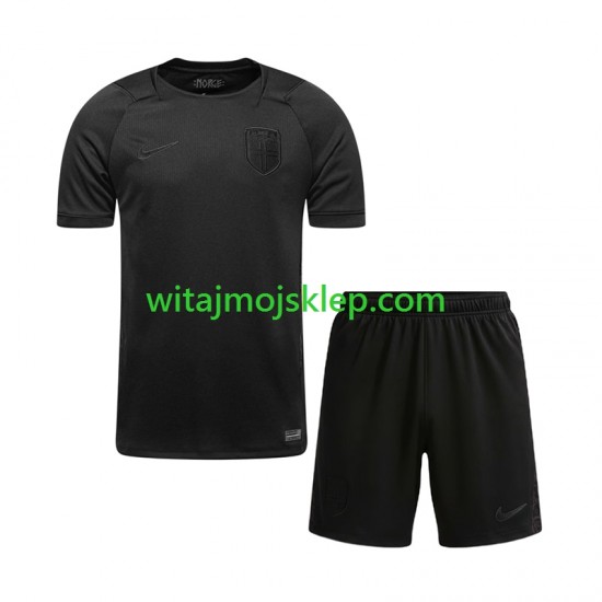 Koszulka Reprezentacja Norwegii Dziecięca Stroje Wyjazdowe World Cup 2026 Krótkie Rękawy