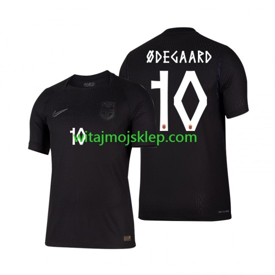 Koszulka Reprezentacja Norwegii Martin Odegaard 10 Męska Stroje Wyjazdowe World Cup 2026 Krótkie Rękawy