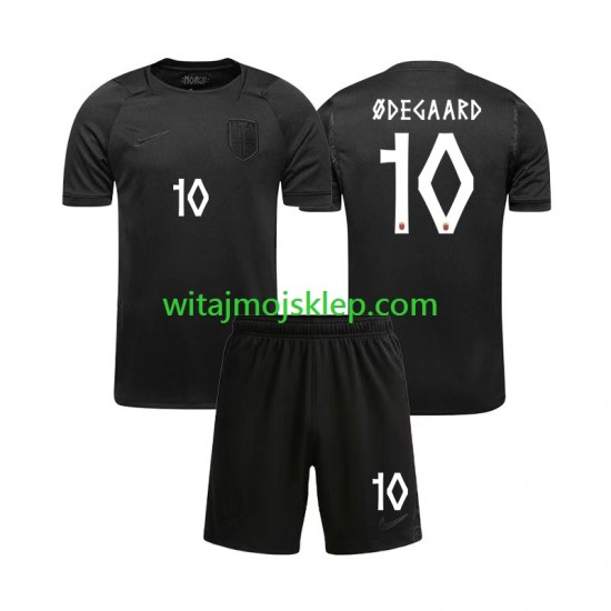 Koszulka Reprezentacja Norwegii Martin Odegaard 10 Dziecięca Stroje Wyjazdowe World Cup 2026 Krótkie Rękawy