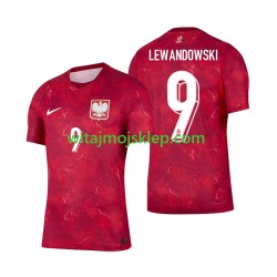 Koszulka Reprezentacja Polski Robert Lewandowski 9 Męska Stroje Wyjazdowe 2026 Krótkie Rękawy Koszulka Reprezentacja Polski Robert Lewandowski 9 Męska Stroje Wyjazdowe 2026 Krótkie Rękawy