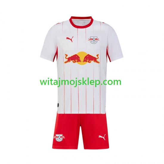 Koszulka RB Leipzig Dziecięca Stroje Domowe 2026-2027 Krótkie Rękawy