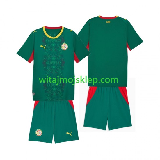 Koszulka Reprezentacja Senegalu Dziecięca Stroje Wyjazdowe 2026 2027 Krótkie Rękawy