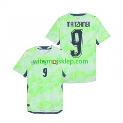 Koszulka Reprezentacja Szwajcarii Johan Manzambi 9 Męska Stroje Wyjazdowe World Cup 2026 Krótkie Rękawy