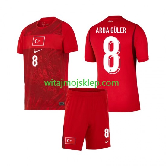 Koszulka Reprezentacja Turcji Arda Guler 8 Dziecięca Stroje Domowe World Cup 2026 Krótkie Rękawy
