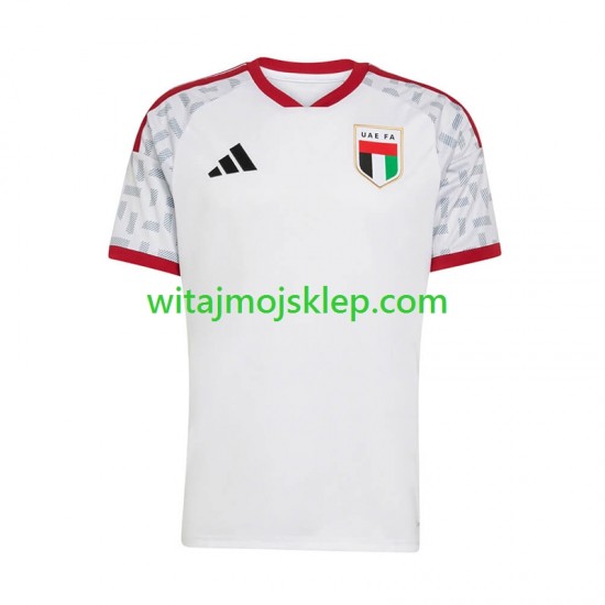 Koszulka UAE Męska Stroje Domowe 2026 Krótkie Rękawy