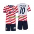 Koszulka Reprezentacja Stanów Zjednoczonych Christian Pulisic 10 Dziecięca Stroje Domowe World Cup 2026 Krótkie Rękawy