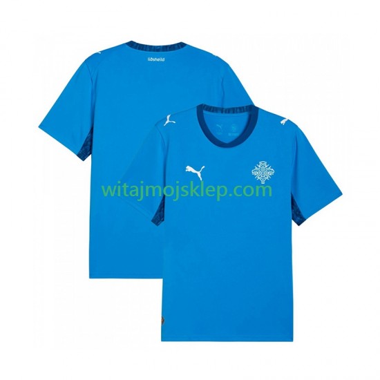 Koszulka Reprezentacja Islandii Męska Stroje Domowe 2026 Krótkie Rękawy