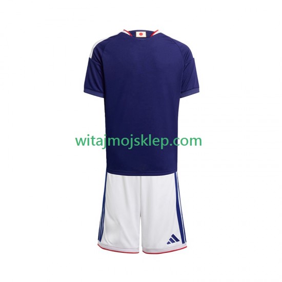 Koszulka Reprezentacja Japonii Dziecięca Stroje Domowe World Cup 2026 Krótkie Rękawy