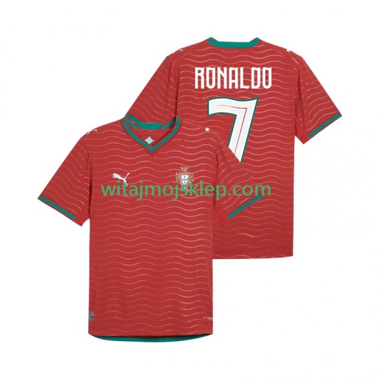 Koszulka Reprezentacja Portugalii Cristiano Ronaldo 7 Męska Stroje Domowe World Cup 2026 Krótkie Rękawy