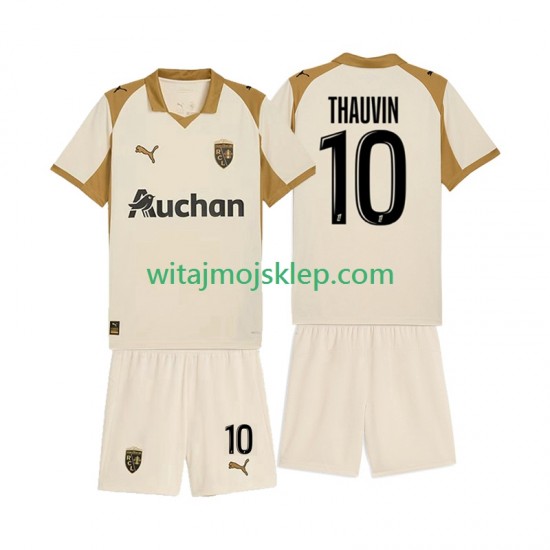 Koszulka RC Lens Florian Thauvin 10 Dziecięca Trzeci Strój 2025-2026 Krótkie Rękawy