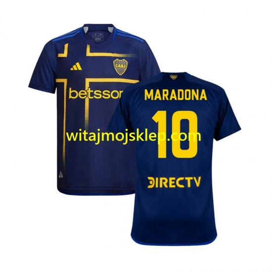 Koszulka Boca Juniors MARADONA 10 Męska Trzeci Strój 2024-2025 Krótkie Rękawy