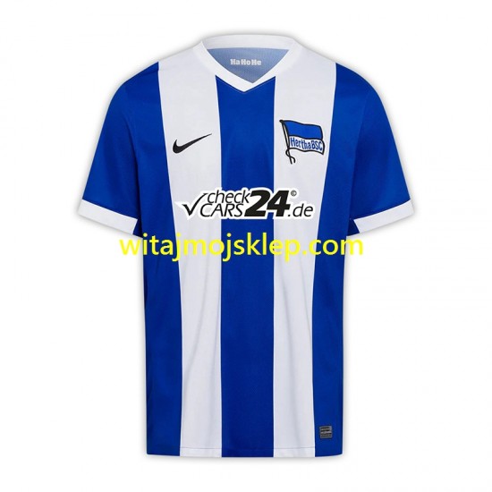 Koszulka Hertha BSC Męska Stroje Domowe 2024-2025 Krótkie Rękawy
